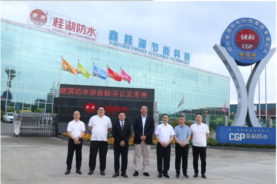 中國建筑防水協會秘書長朱冬青調研桂湖防水集團，共話防水行業發展新機遇